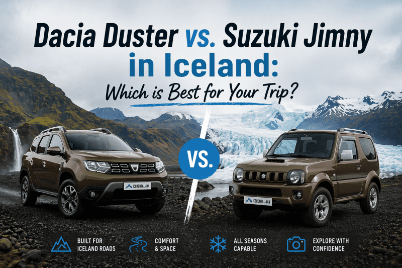 Dacia Duster vs Suzuki Jimny in Iceland