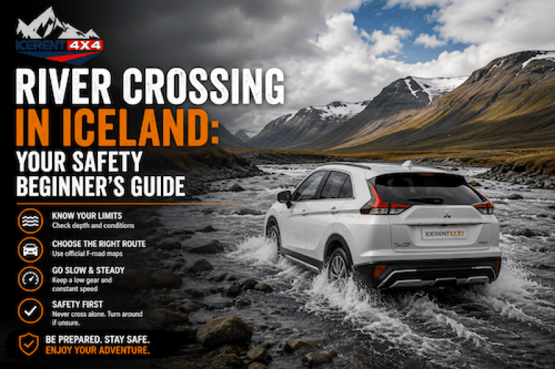 River crossing in Iceland
