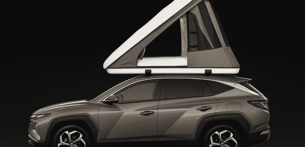 Hyundai Tucson + Roof Tent