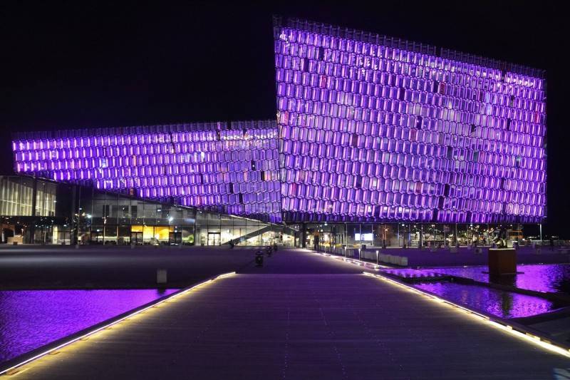 Harpan concert hall in Reykjavik