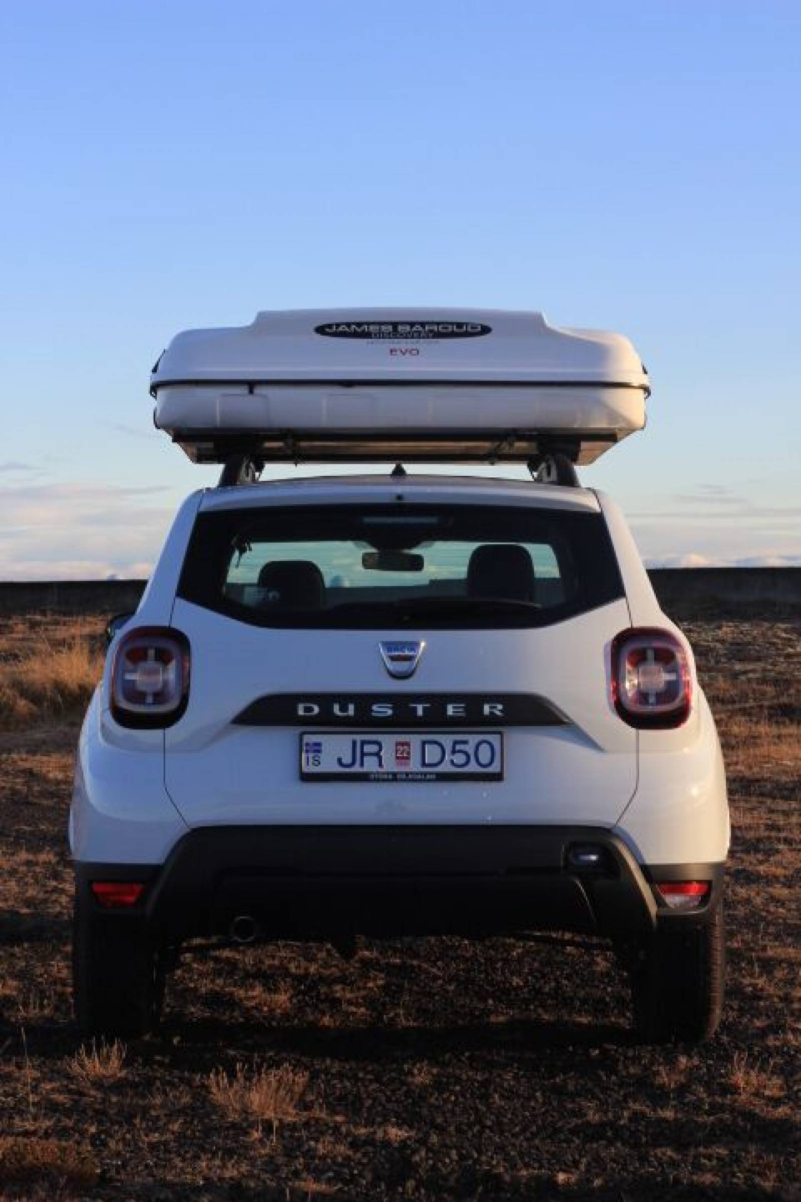 Dacia Duster with Roof Top Tent new model For Rent Icerental4x4 Car