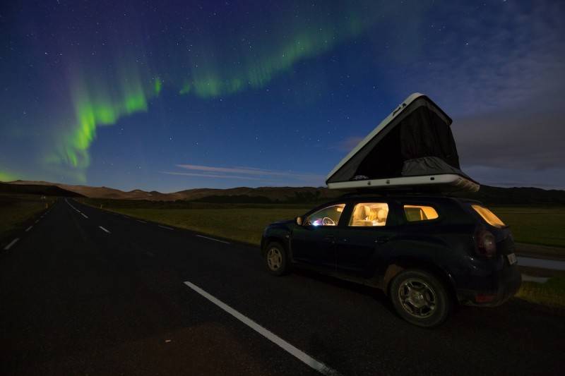 Northern Lights camping