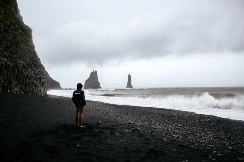 Iceland Black Sand Beach