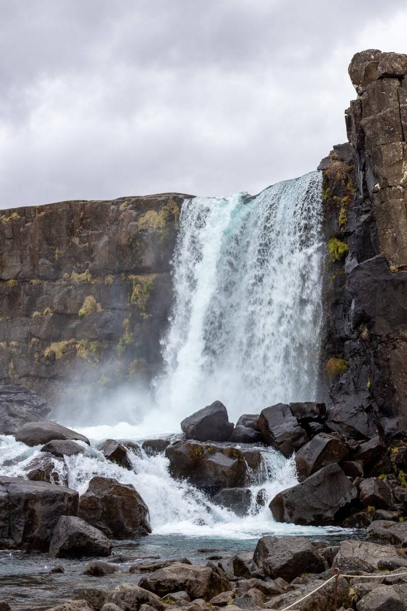 Öxarárfoss thingvellir Iceland