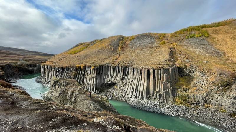 Stuðlagil amazing formation