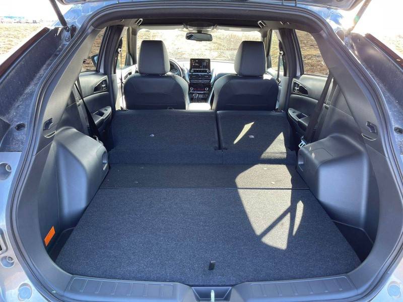 Mitsubishi Eclipse Cross trunk with seats folded