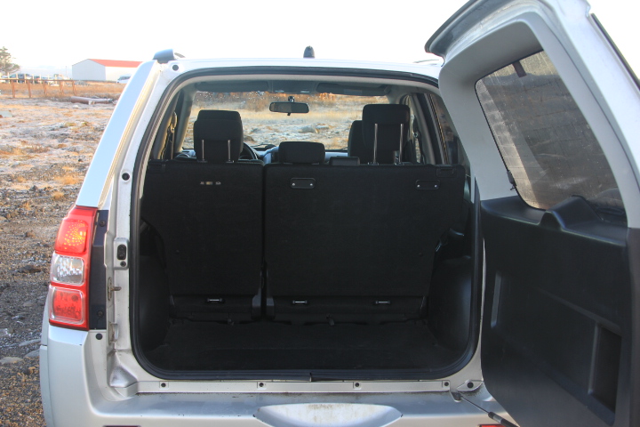 Kofferraum im Suzuki Grand Vitara - Icerental4x4