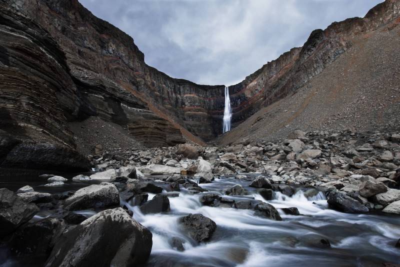 Hengifoss in Iceland